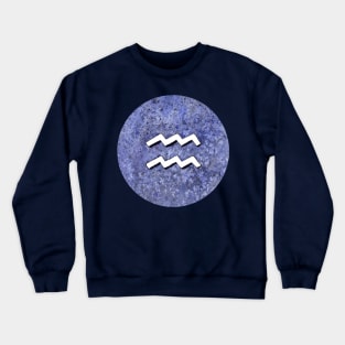 Aquarius astrological sign Crewneck Sweatshirt